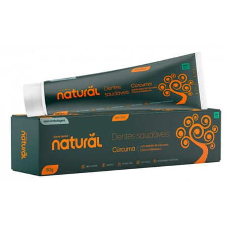 Creme dental curcuma natural